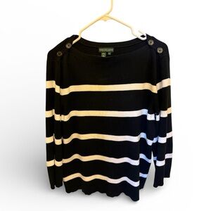 fisherman nautical style blouse Ralph Lauren preppy old money